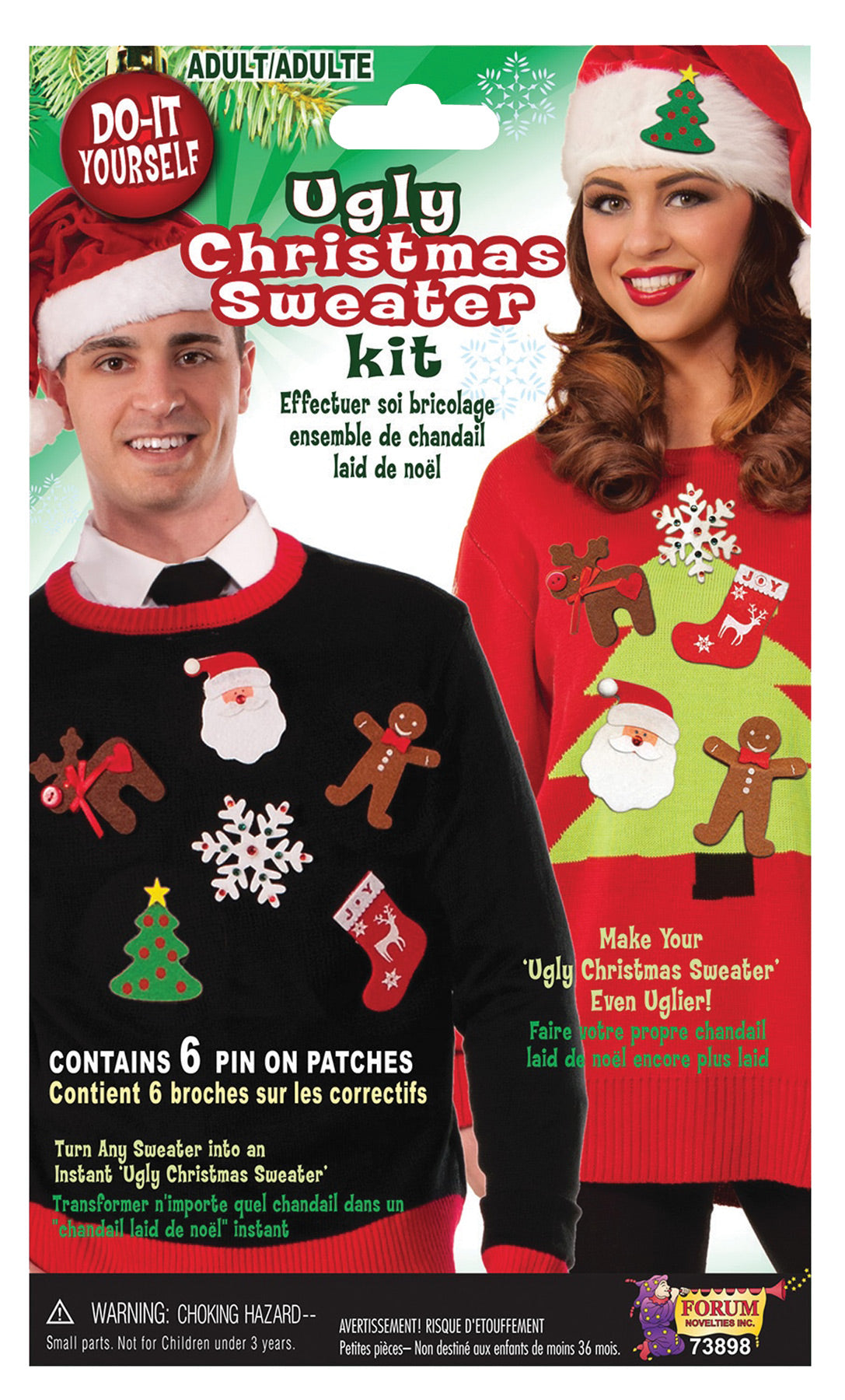 Ugly Sweater Kit Costume Accessories - Tophatter Daily Deals