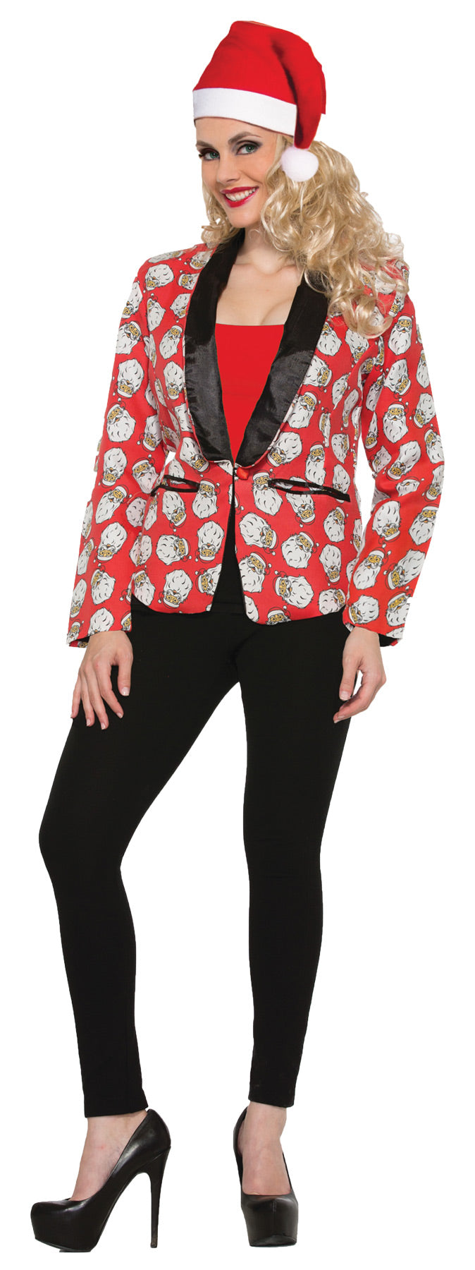 Santa Blazer Adult Christmas Decorations & Props - Tophatter Daily Deals