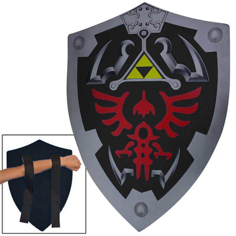 Dark Link Shadow Legends of Zelda Foam Shield LARP - Tophatter's Guns'N'Weapons Store Collectible Weapons - Tophatter Daily Deals