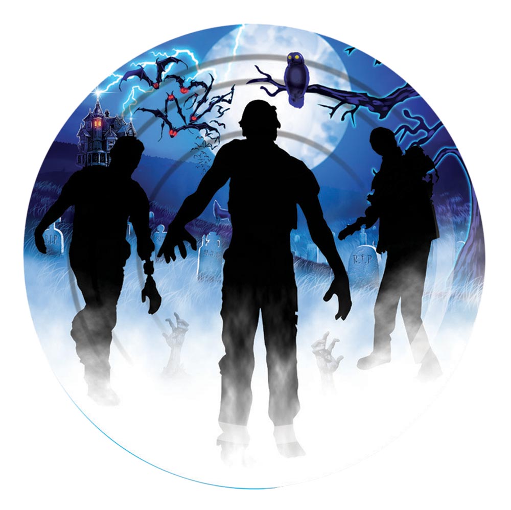 Zombie Party Plates - Pack of 8 Halloween Party Tableware - Tophatter Daily Deals