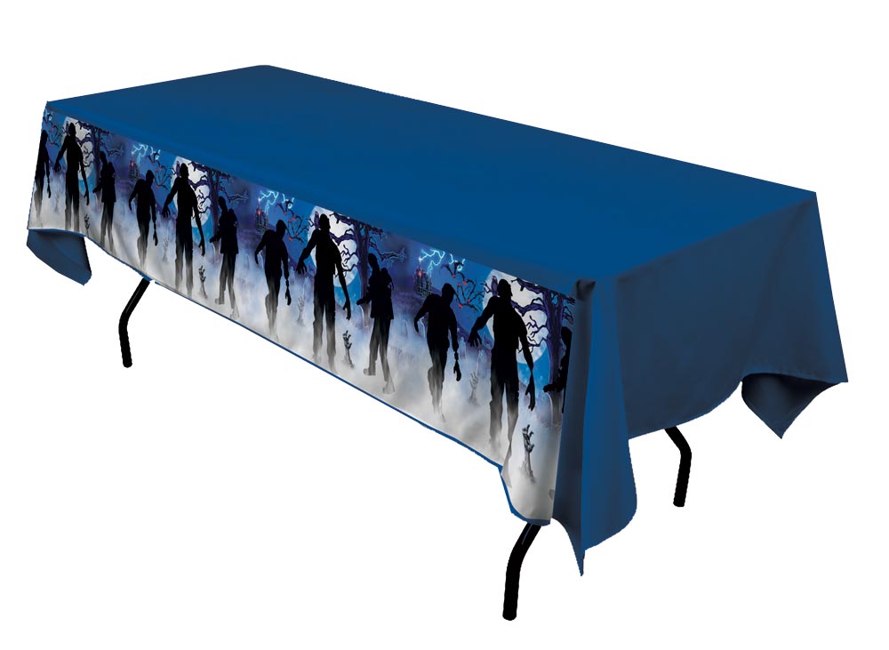 Zombie Party Table Cover 54 X Zombie Halloween Costumes - Tophatter Daily Deals