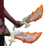 Blade of Chaos foam set with Chain Swords - Tophatter Daily Deals