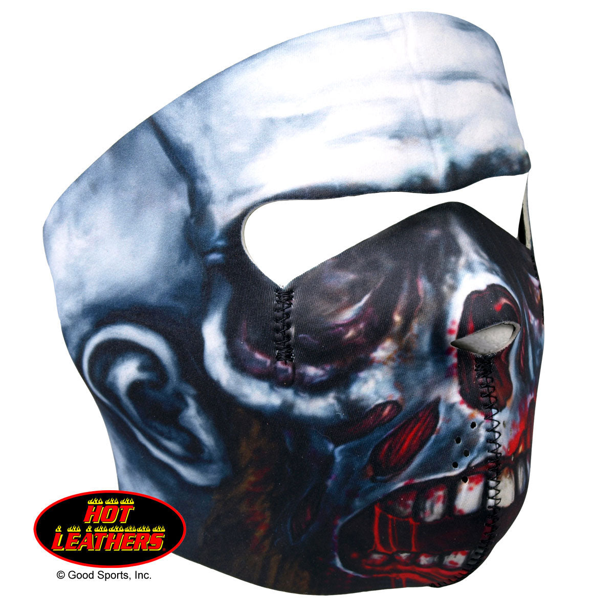 Hot Leathers Zombie Neoprene Face Mask Walking Dead Biker Face Mask Neoprene - Tophatter Daily Deals