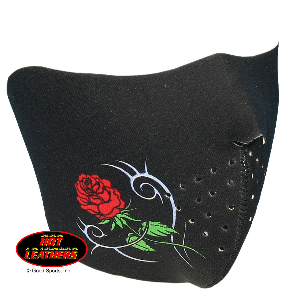 Hot Leathers Ladies Tribal Rose Neoprene 1/2 Mask Face Mask Neoprene - Tophatter Daily Deals