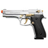 V92F Gold Engraved With Gold Fittings - Front Firing Blank Gun - Tophatter's Army Products & Self Defense Collectible Weapons - Tophatter Daily Deals