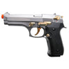V92F Fume Finish with Gold Fittings - Front Firing Blank Gun - Tophatter's Army Products & Self Defense Collectible Weapons - Tophatter Daily Deals