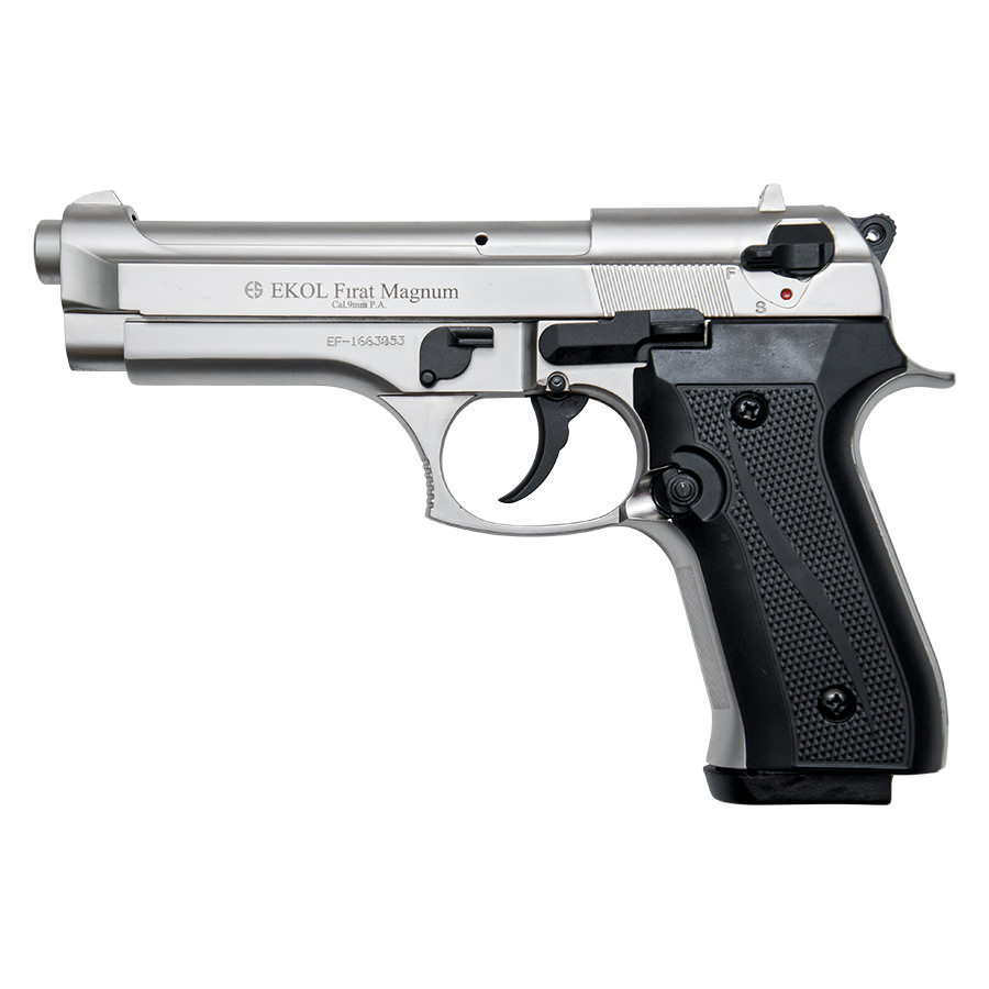 Firat Magnum V92F Blank Firing Replica Gun Satin Finish - Tophatter's Army Products & Self Defense Collectible Weapons - Tophatter Daily Deals