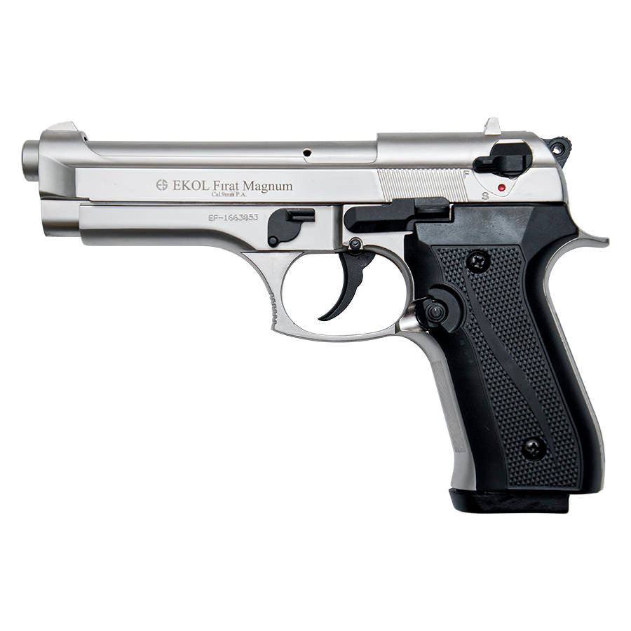 Firat Magnum V92F Blank Firing Replica Gun Satin Finish - TOPHATTER'S ARMORY DEALS Collectible Weapons - Tophatter Daily Deals