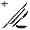 Combat Naginata Double Bladed Fighting Stick Sword - TOPHATTER'S ARMORY DEALS Collectible Weapons - Tophatter Daily Deals