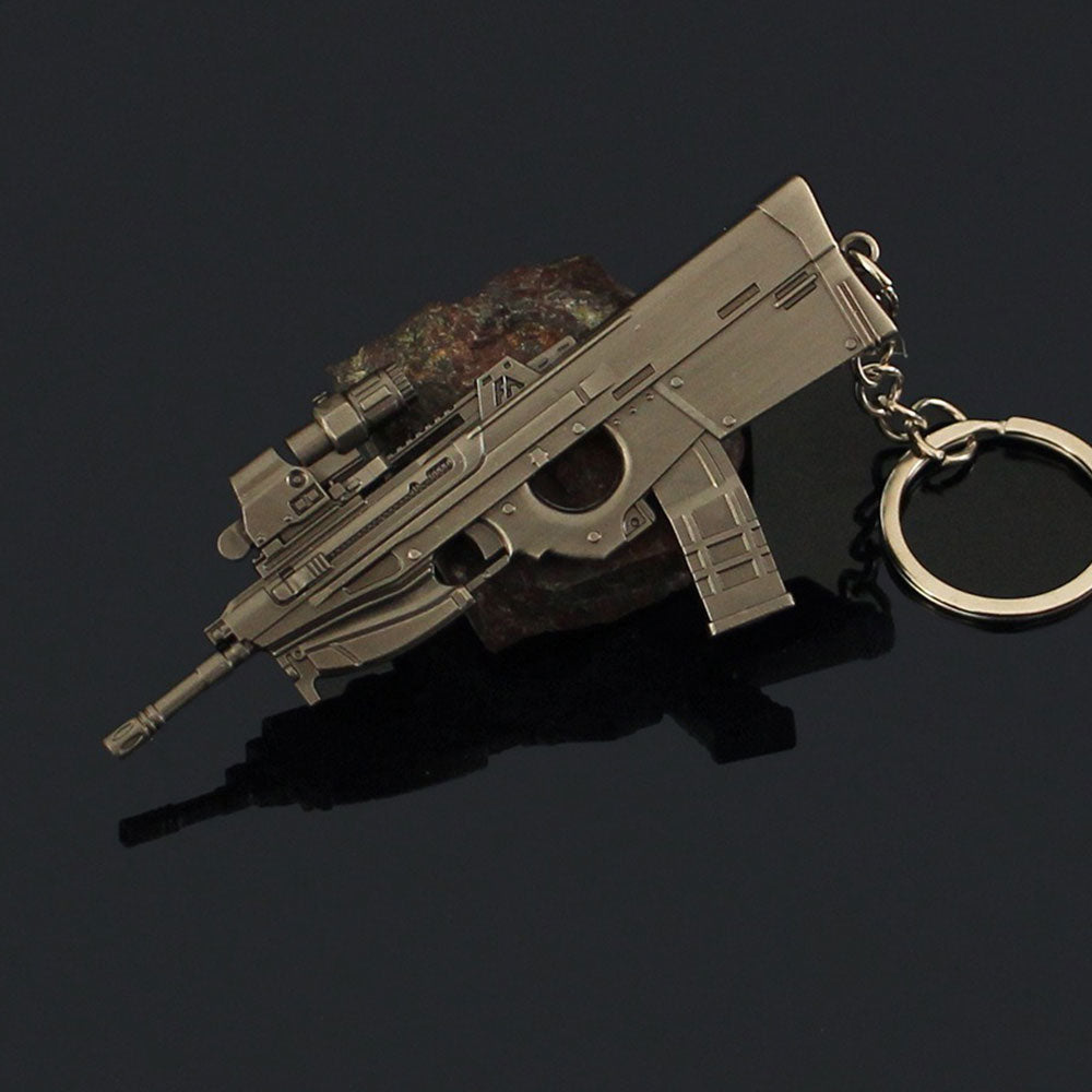 14 in 1 Keychain of Advanced Morden Gun With Accessories - Tophatter Daily Deals