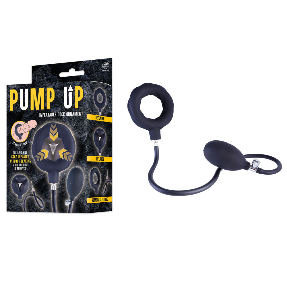 Pump Up Inflatable Cock Ring – Customizable Erection Support Ring > Cock Ring > Adjustable - Tophatter Daily Deals