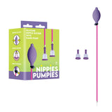 Nippies Pumpies – Silicone Nipple Sucker with 51.6cm Hose Pump > Sex Toys > Nipple Suckers - Tophatter Daily Deals