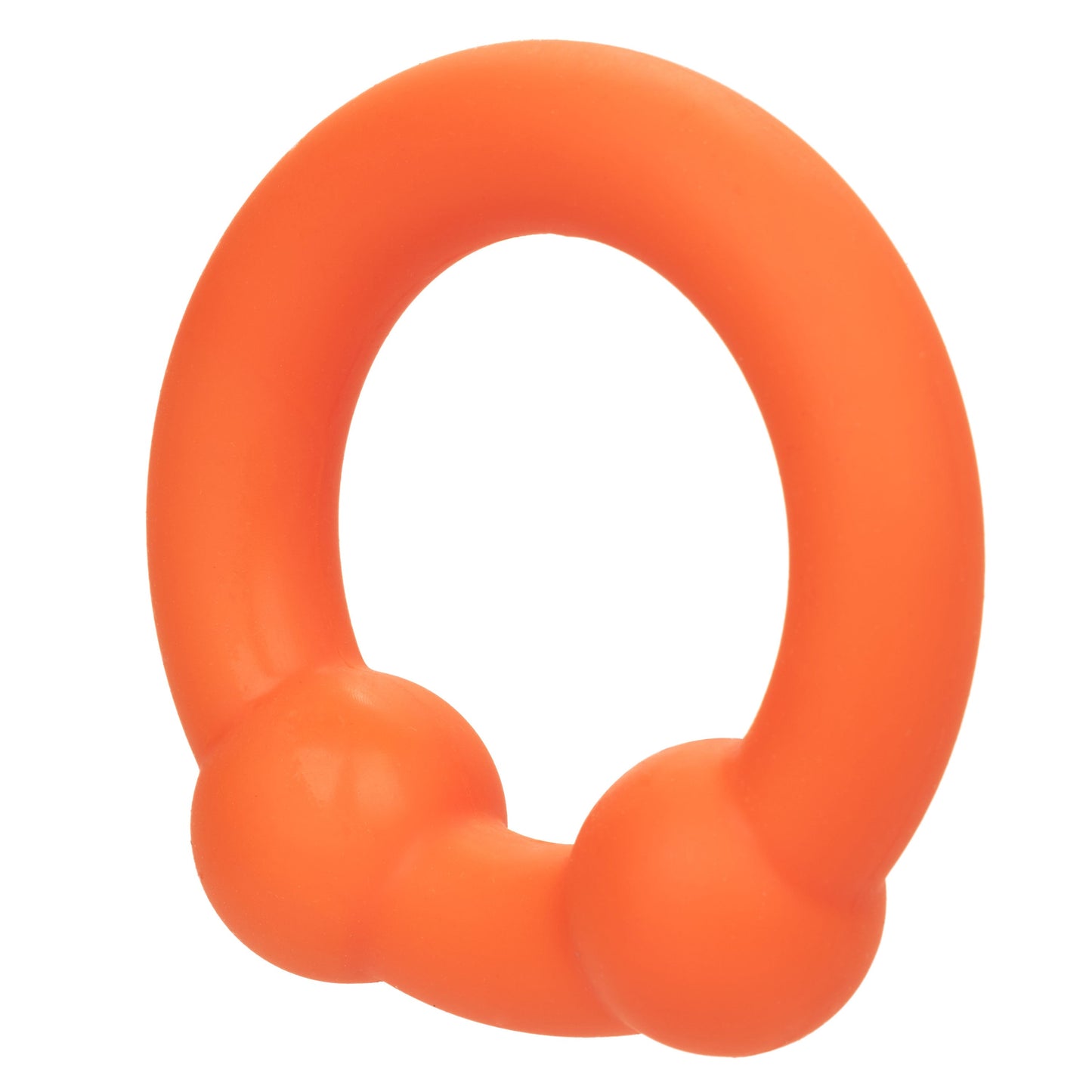 Alpha Liquid Silicone Dual Ball Ring Orange Ultra Stretchy Enhancer Ring > Cock Ring > Single - Tophatter Daily Deals