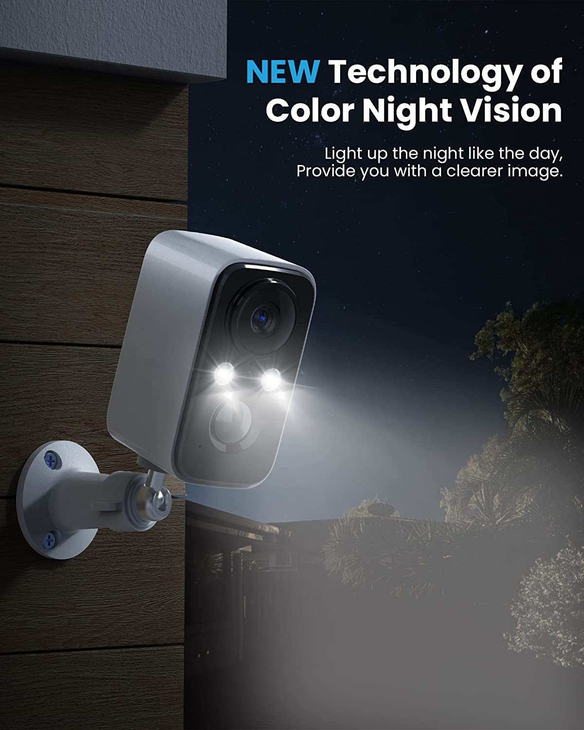 Wireless Outdoor WIFI CAMERA with Solar Panel. - Tophatter Daily Deals