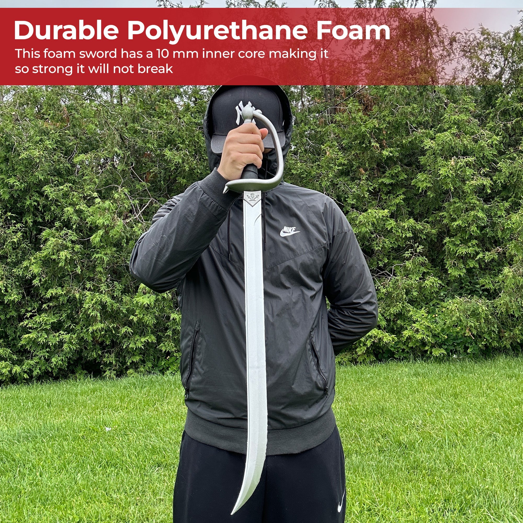 Foam Cutthroat Life Pirate Cutlass Sword swords - Tophatter Daily Deals