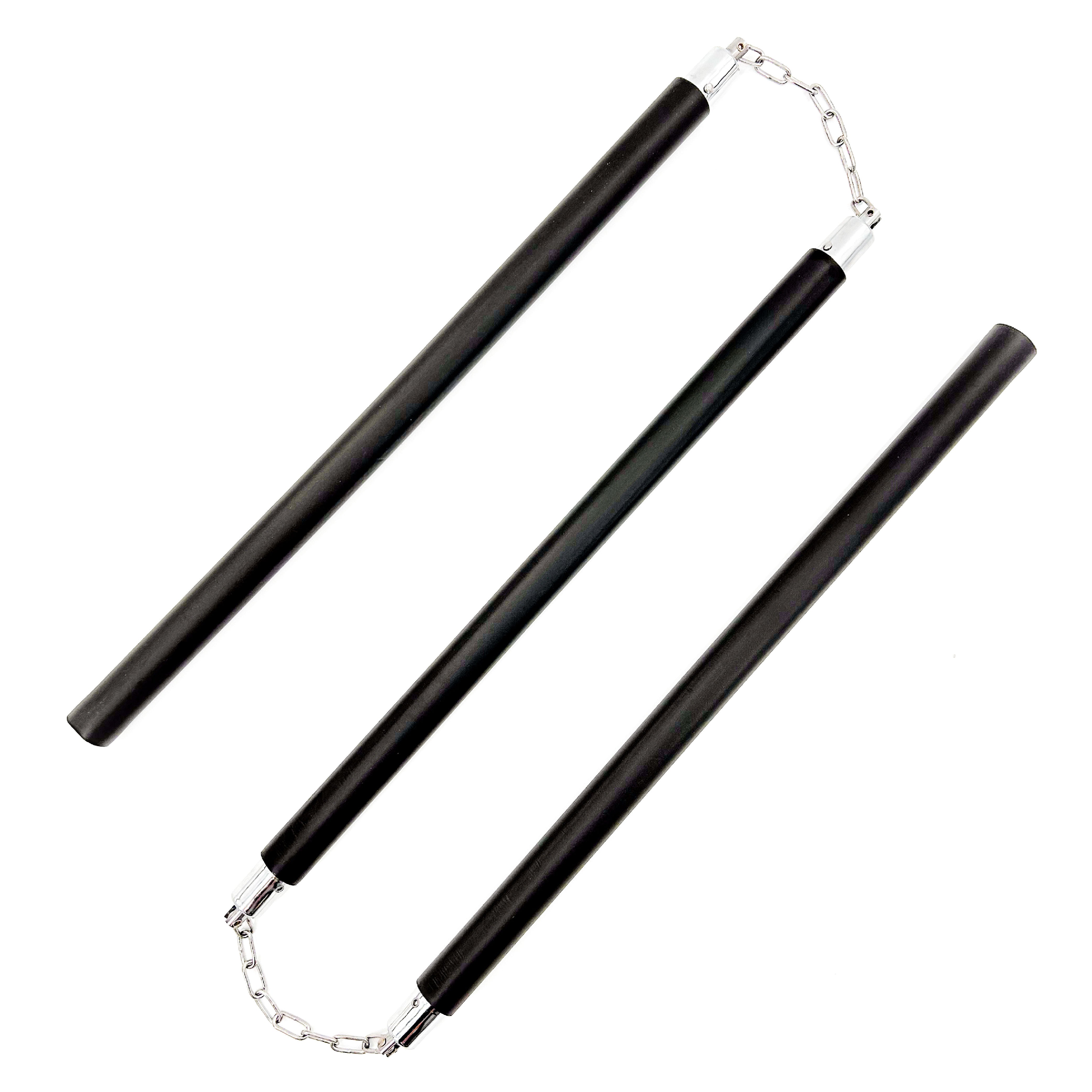Foam Padded Three Sectional Staff Sansetsukon Black ninja & martial arts - Tophatter Daily Deals