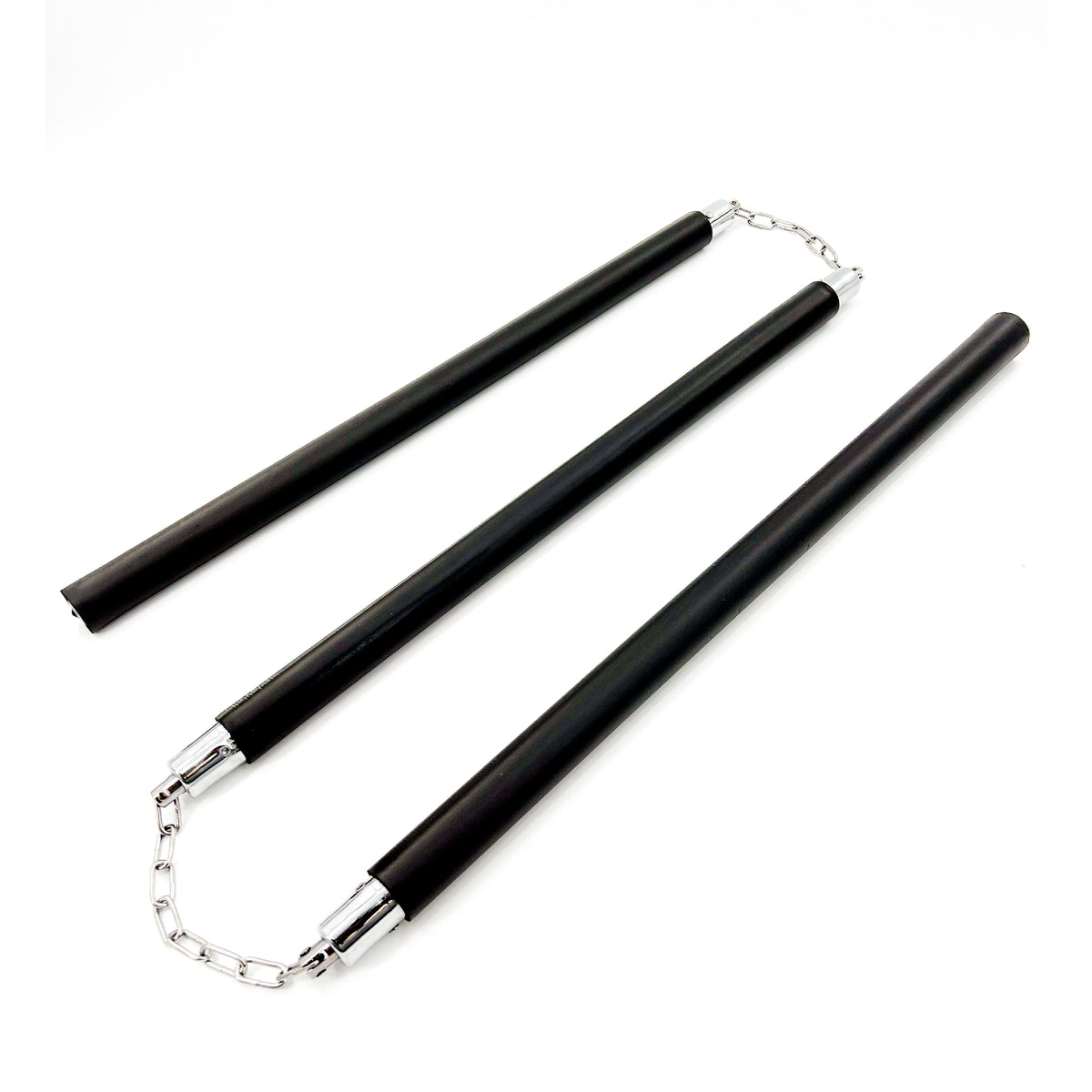Foam Padded Three Sectional Staff Sansetsukon Black ninja & martial arts - Tophatter Daily Deals