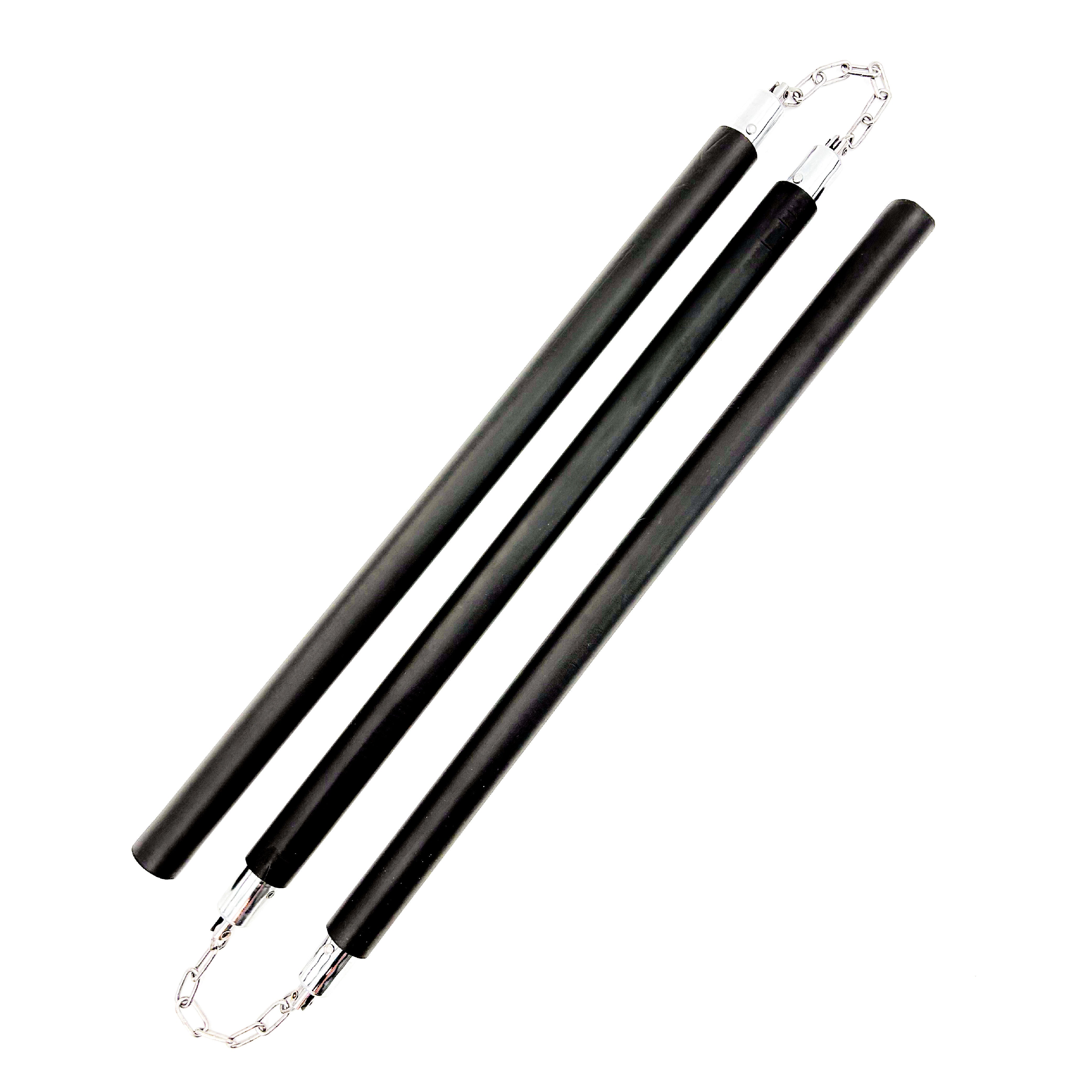 Foam Padded Three Sectional Staff Sansetsukon Black ninja & martial arts - Tophatter Daily Deals