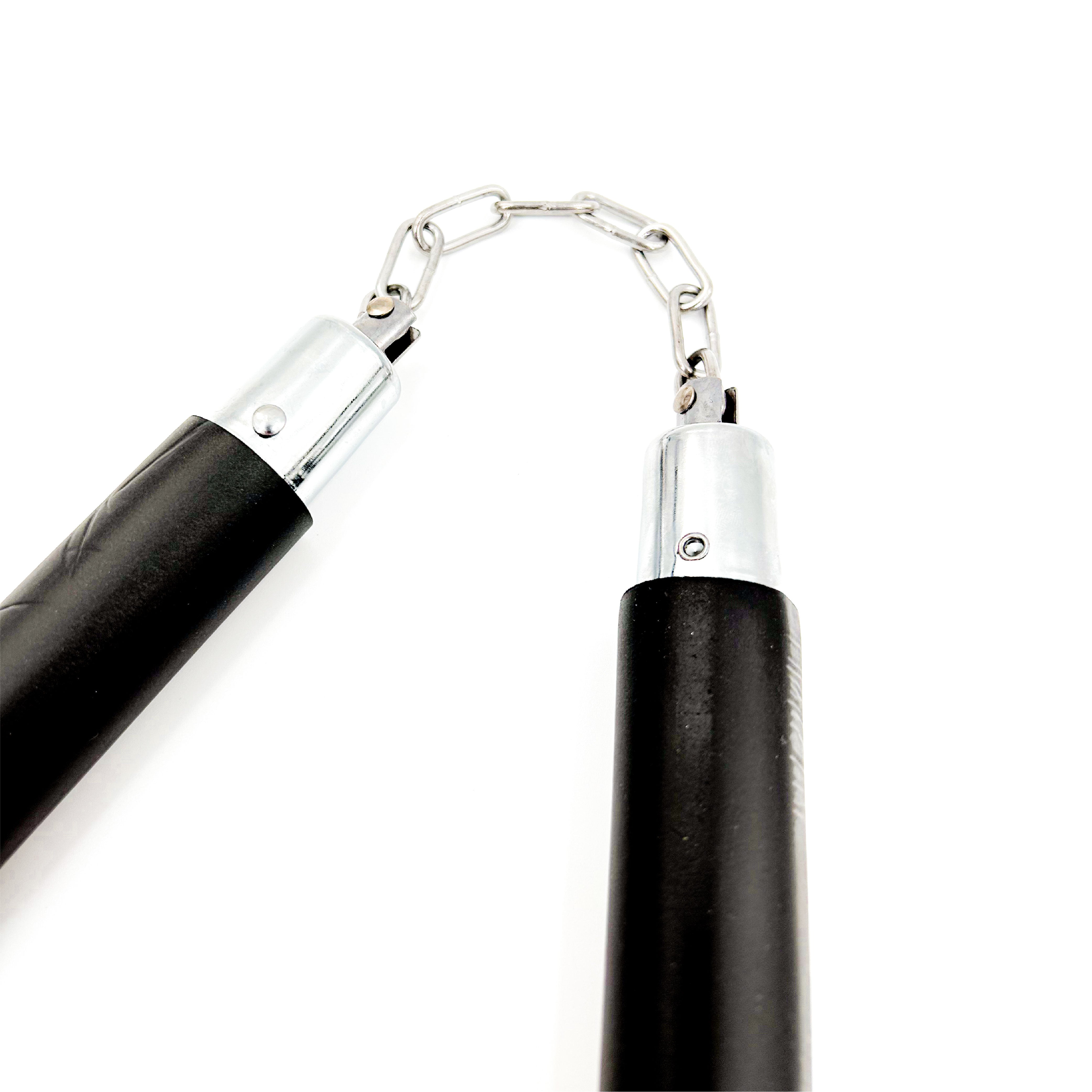 Foam Padded Three Sectional Staff Sansetsukon Black ninja & martial arts - Tophatter Daily Deals
