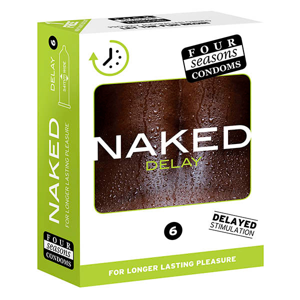 Four Seasons Naked Delay Condom - 6 Pack > Essentials > Condoms - Tophatter Daily Deals