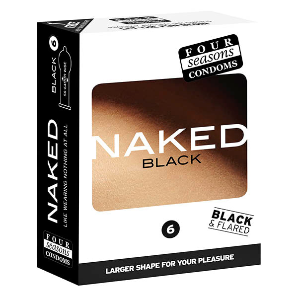 Four Seasons Naked Black Ultra Thin Condoms – 6 Pack Condom > Essentials > Condoms - Tophatter Daily Deals