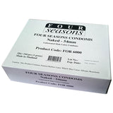 Four Seasons Naked Condom – Sheer, Sensitive Latex Condom 144pc Bulk Pack > Essentials > Condoms - Tophatter Daily Deals