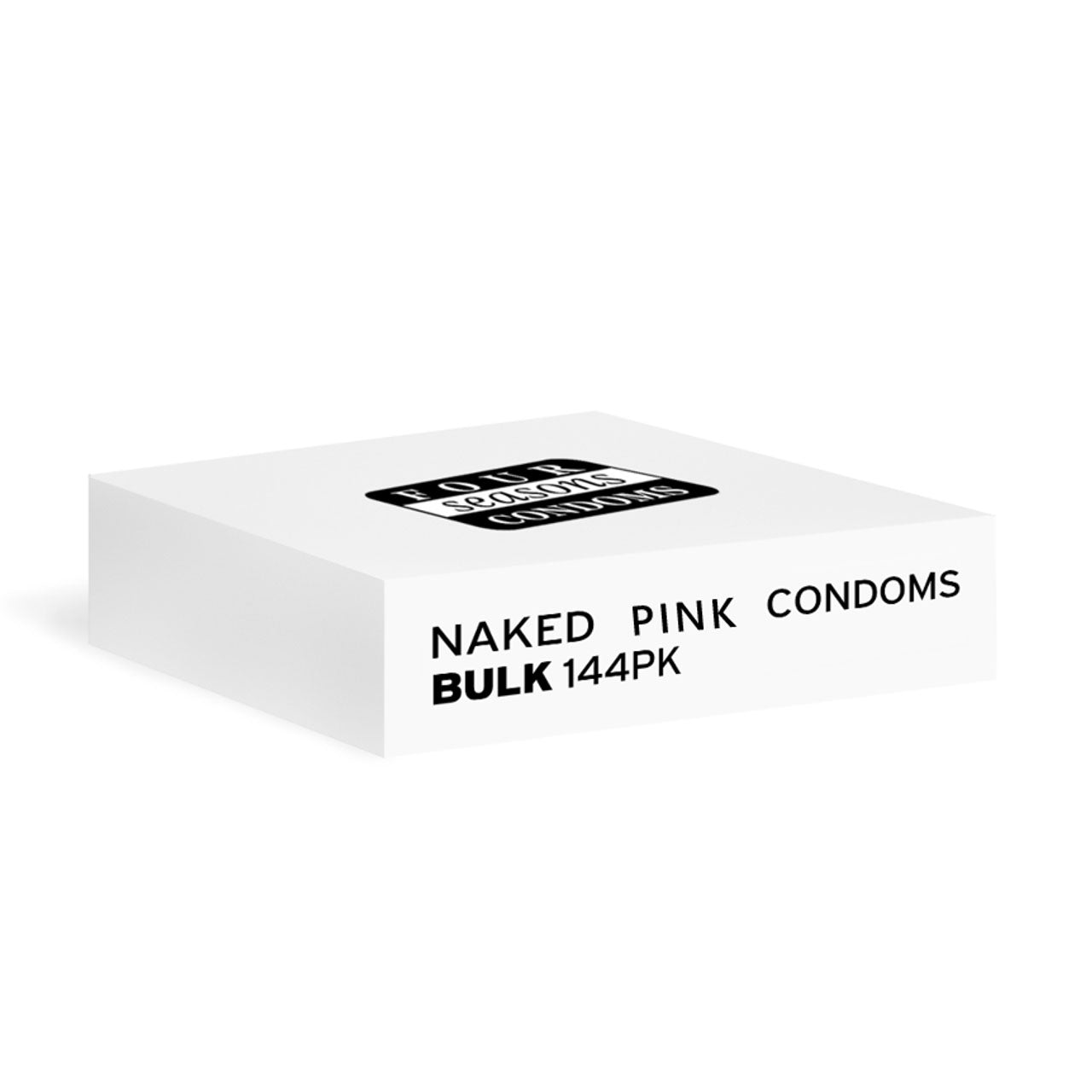 Four Seasons Naked Pink (Lubricated 54mm) Condoms Bulk Box of 144 – Condom > Essentials > Condoms - Tophatter Daily Deals
