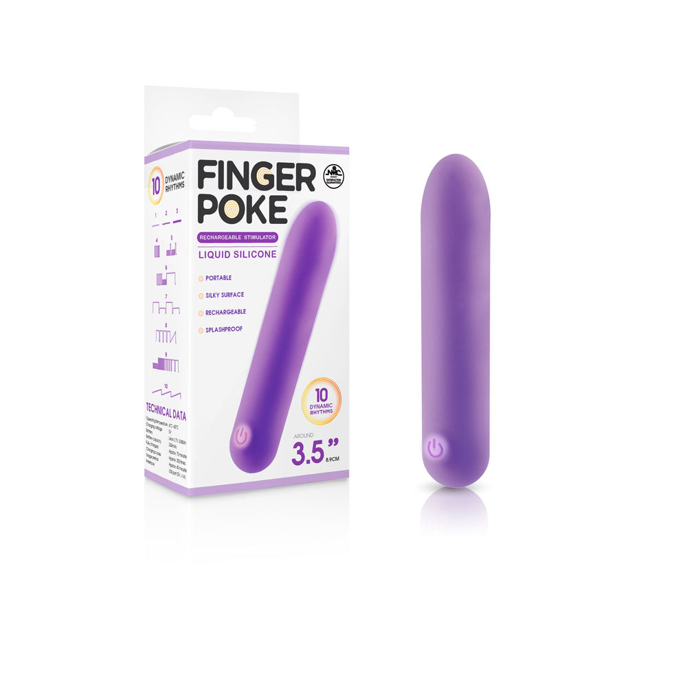 High-Quality Rechargeable 3.5 Inch Silicone Stimulator > Vibrators > Finger Vibrators - Tophatter Daily Deals
