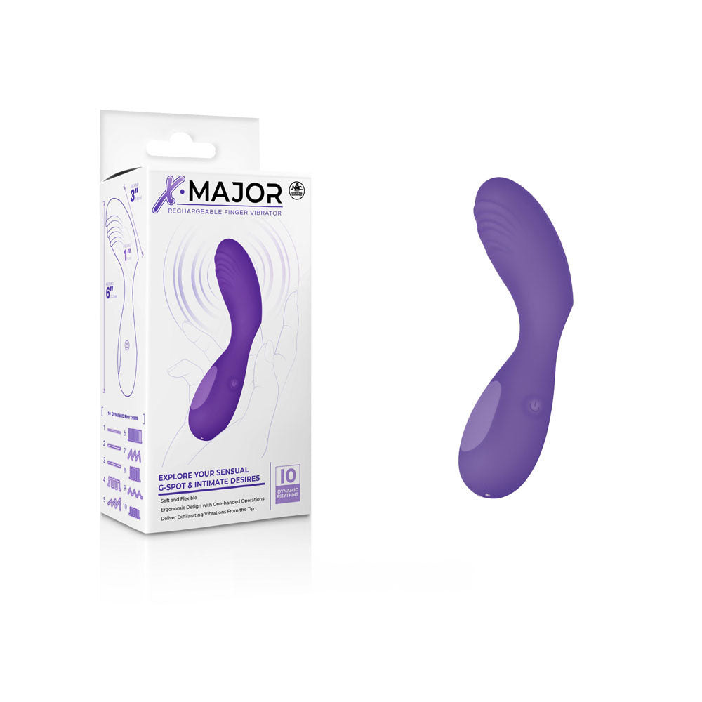 Rechargeable Finger Vibrator – Soft Flexible One-Handed Operation > Vibrators > Finger Vibrators - Tophatter Daily Deals