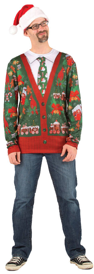 Ugly Christmas Cardigan Costume Christmas Decorations & Props - Tophatter Daily Deals