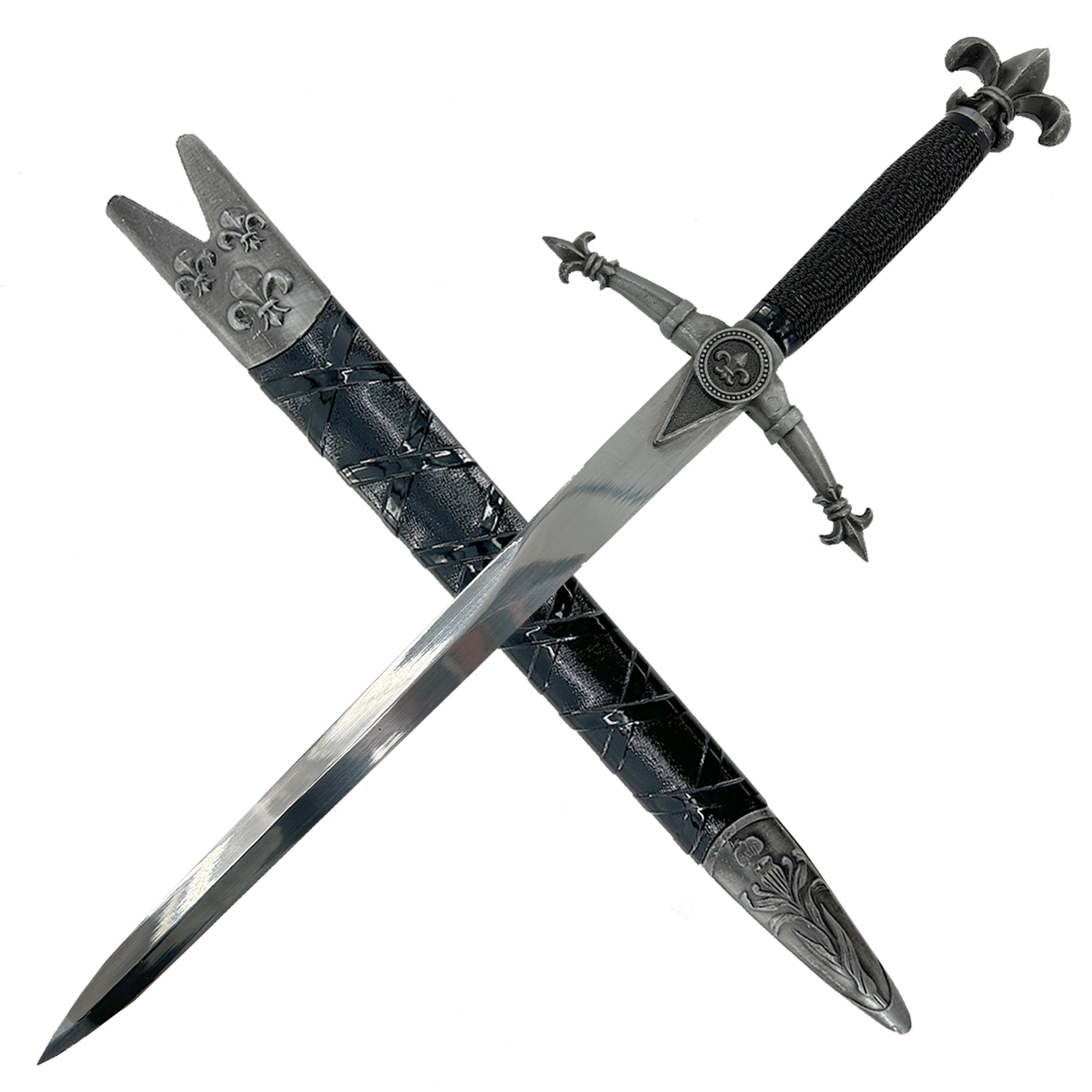 French King's Divinity Fleur De Lis Dagger Knives - Tophatter Daily Deals