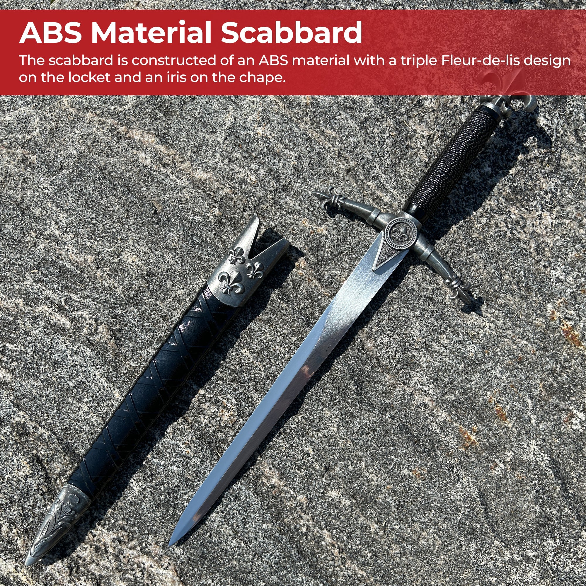 French King's Divinity Fleur De Lis Dagger Knives - Tophatter Daily Deals