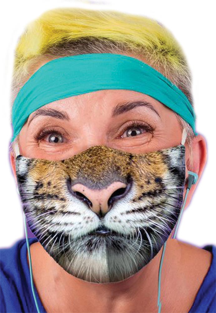 Mask Cover Get Em Tiger Halloween Masks - Tophatter Daily Deals