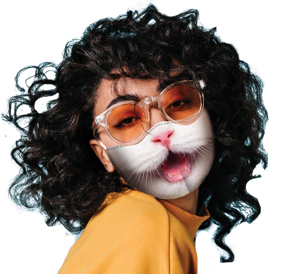 Mask Cover Kitty Cat Halloween Masks - Tophatter Daily Deals