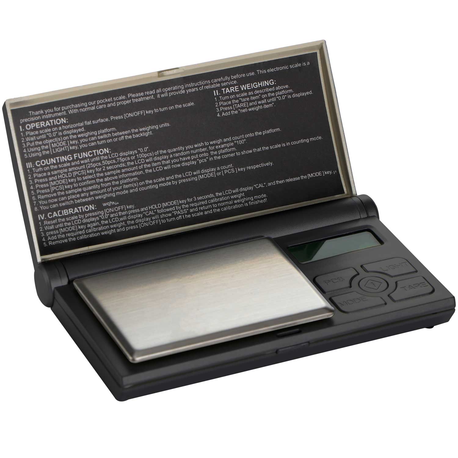 Fuzion Notebook Professional Digital Pocket Scale 100g x 0.01g Collectible Weapons - Tophatter Daily Deals