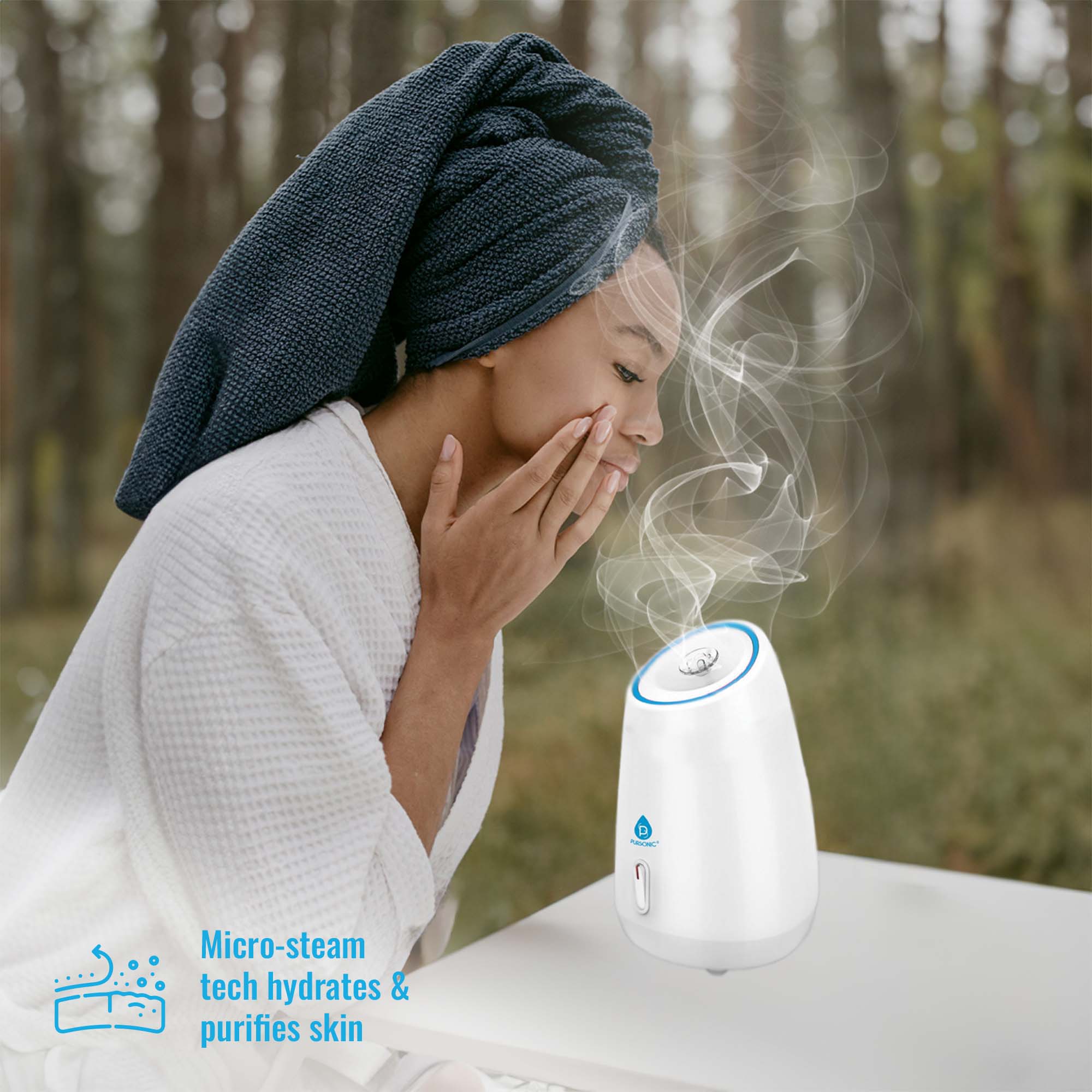Pursonic Radiant Glow Beauty & Self-Care Bundle – Facial Steamer, LED Therapy, Epilator & More! Gift Sets - Tophatter Daily Deals