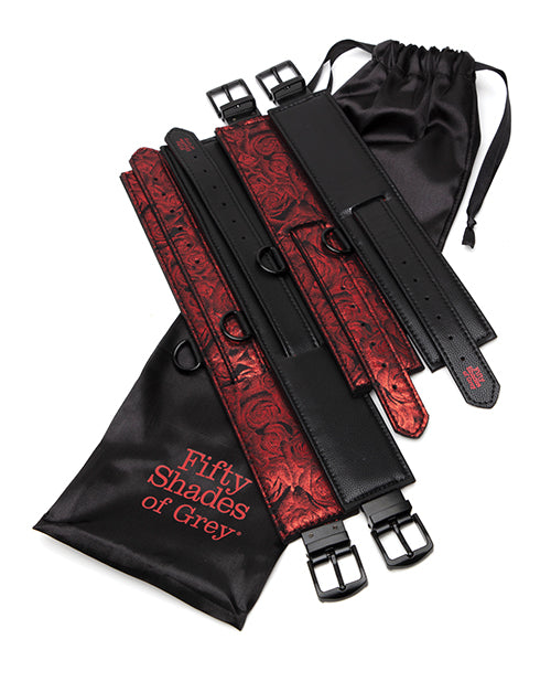 Fifty Shades of Grey Sweet Anticipation Under Mattress Restraint Set Restraints - Tophatter Daily Deals