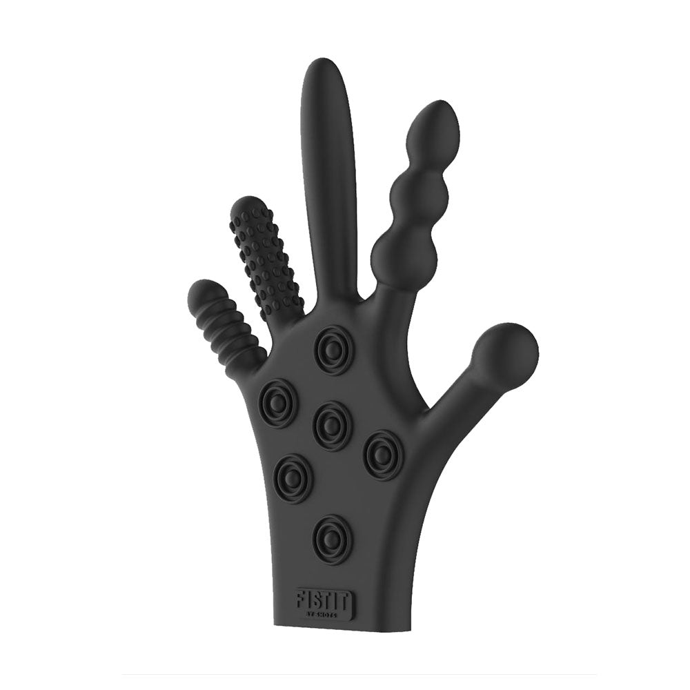 FISTIT Silicone Stimulation Glove – Ultra-Stretchy Finger Toy > Bondage Gear > Sensory Gloves - Tophatter Daily Deals