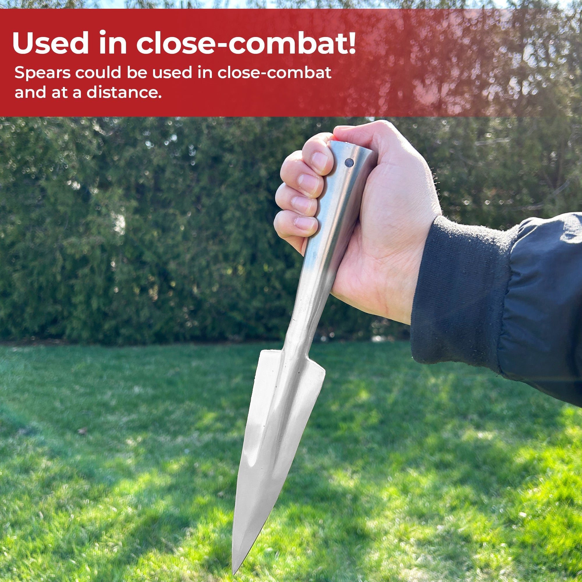 Functional Horsa Medieval Spear Head historical period - Tophatter Daily Deals