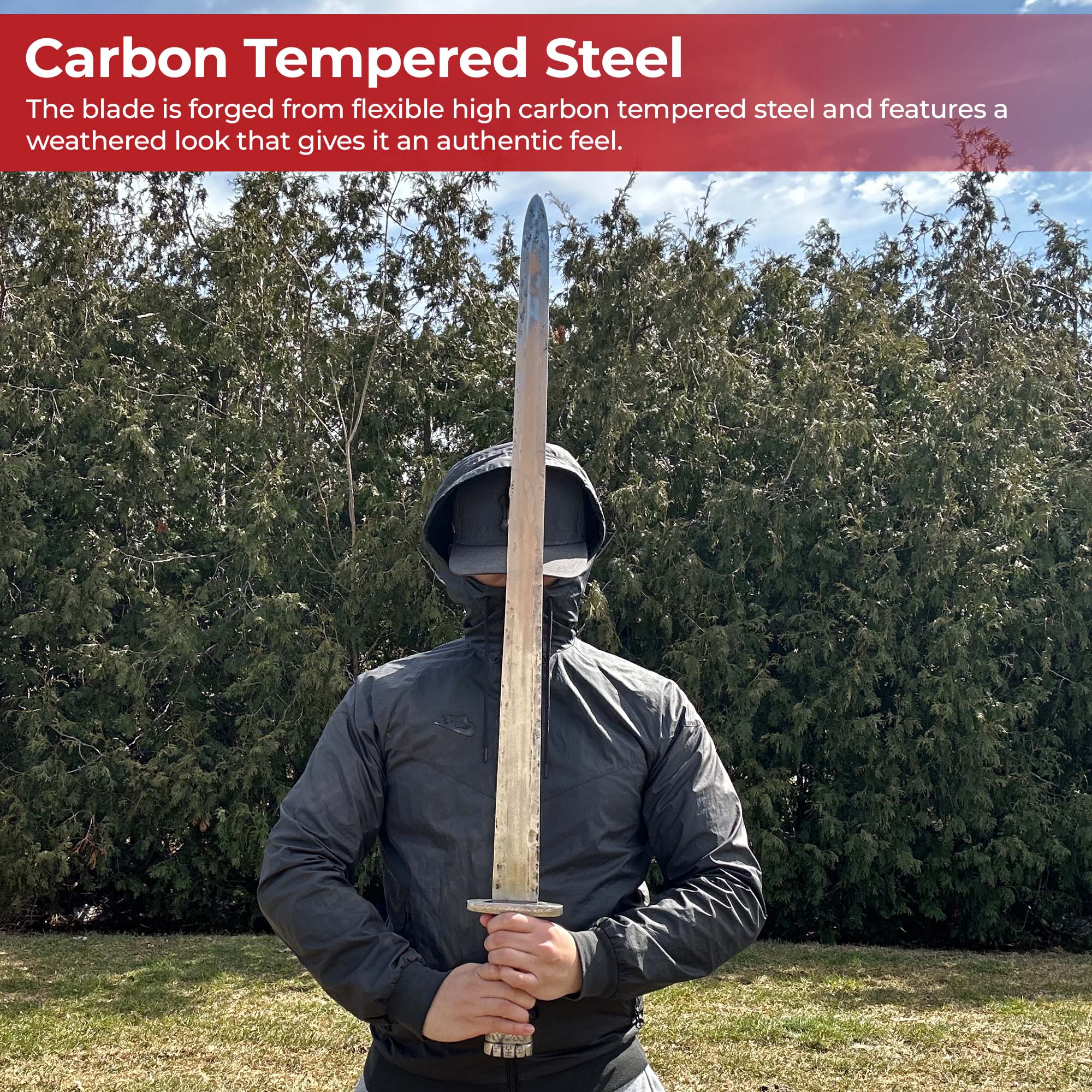 Functional Medieval Guardian of Asgard Viking Replica Sword swords - Tophatter Daily Deals