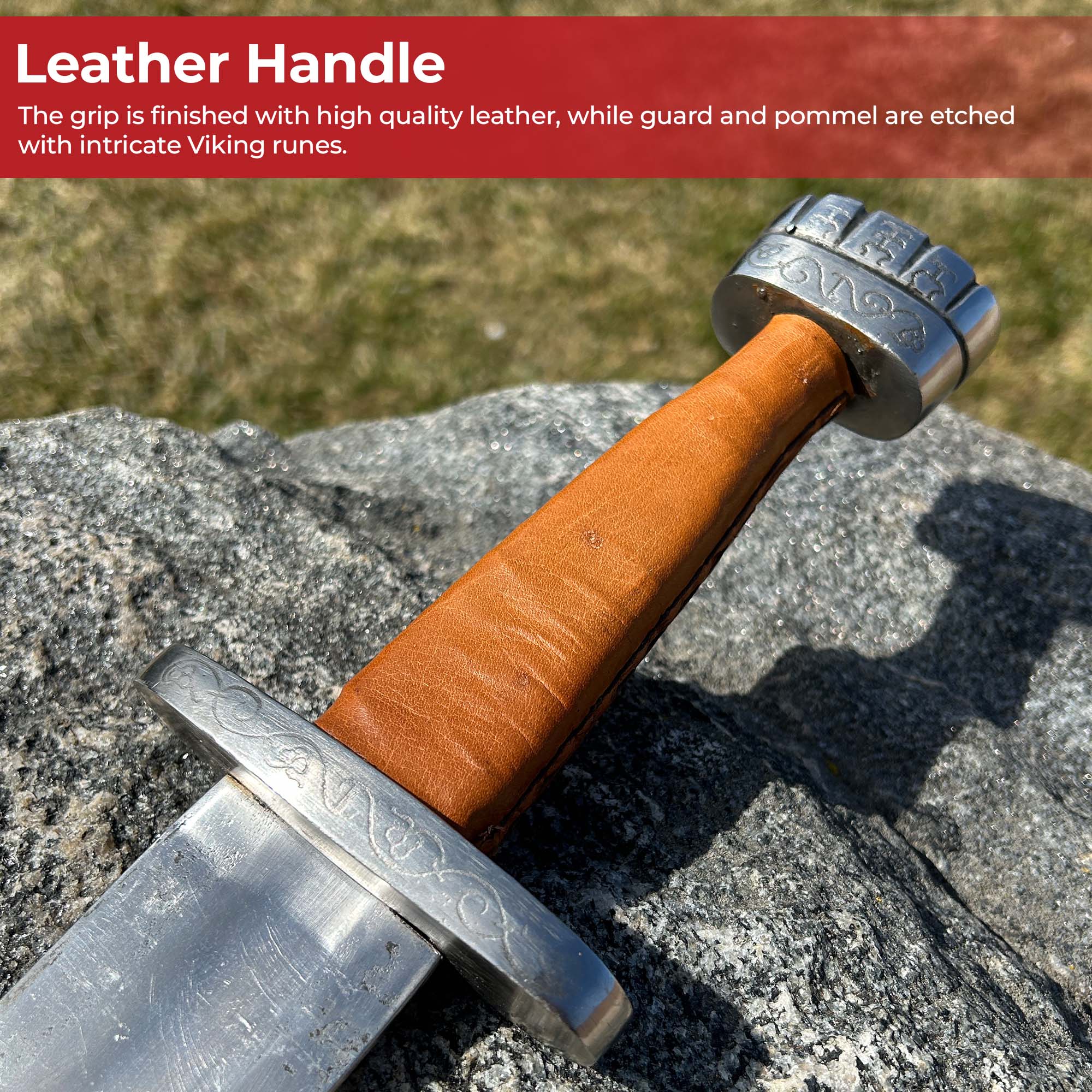 Functional Medieval Guardian of Asgard Viking Replica Sword swords - Tophatter Daily Deals