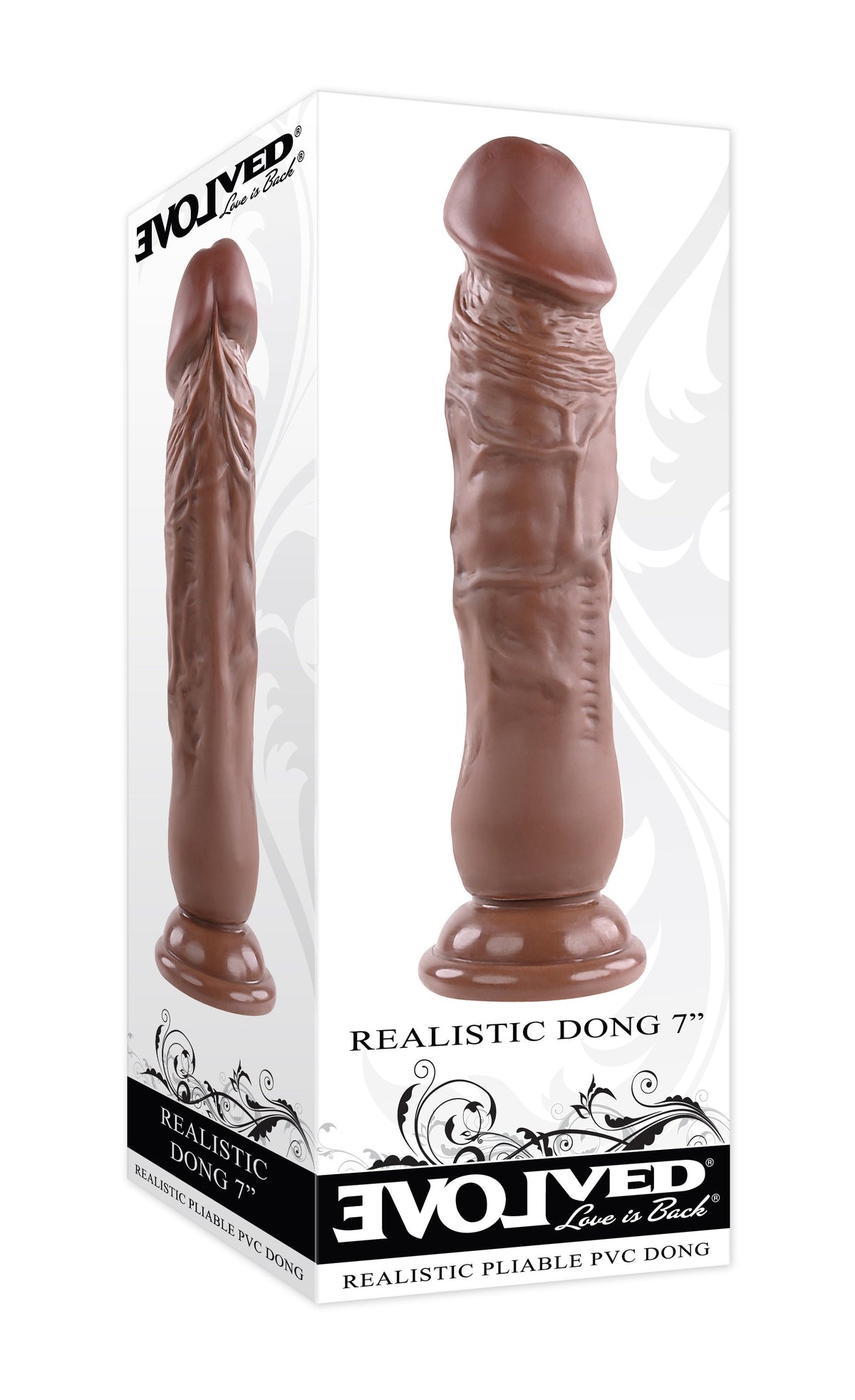 Evolved 7 Inch Realistic Dong (Flesh Brown) – Realistic Dong 7 Inch > Dildos > Realistic Dildos - Tophatter Daily Deals