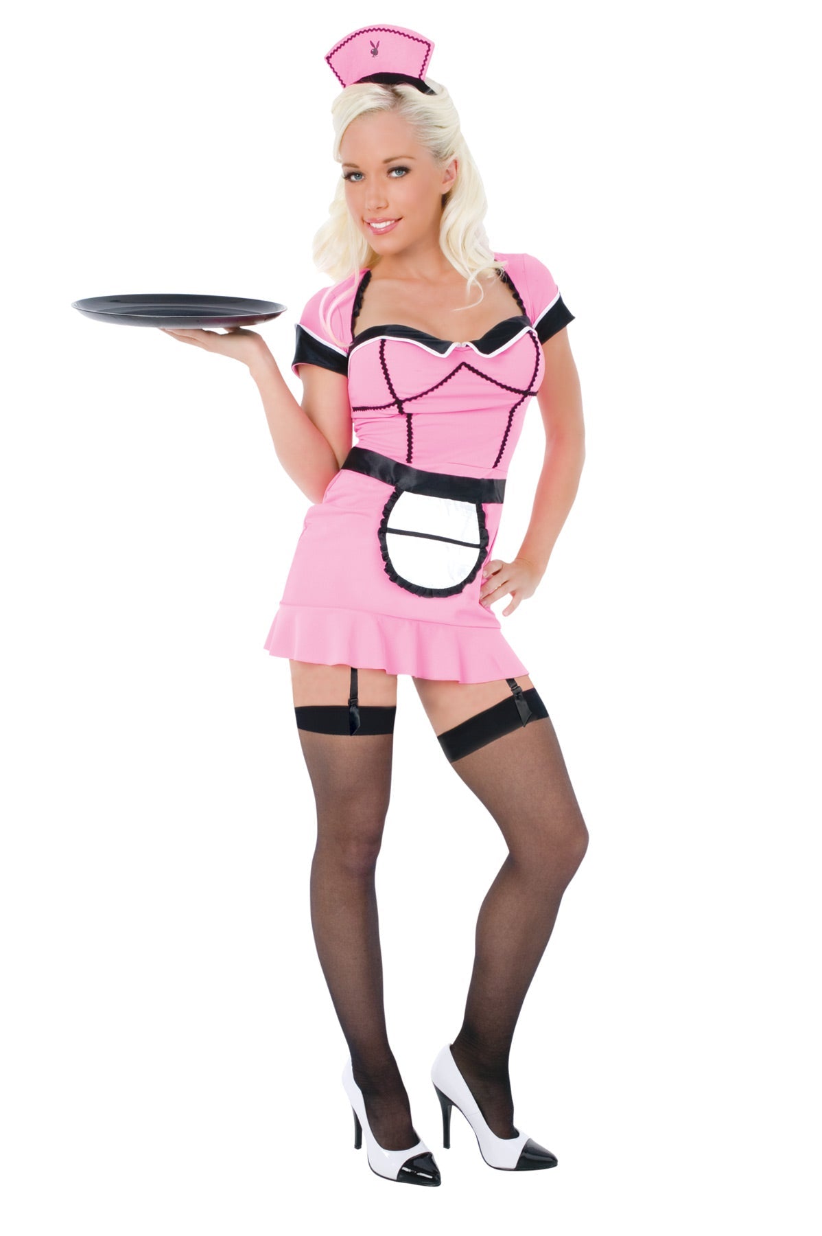 Women's Playboy Classic Waitress Costume Womens Halloween Costumes - Tophatter Daily Deals