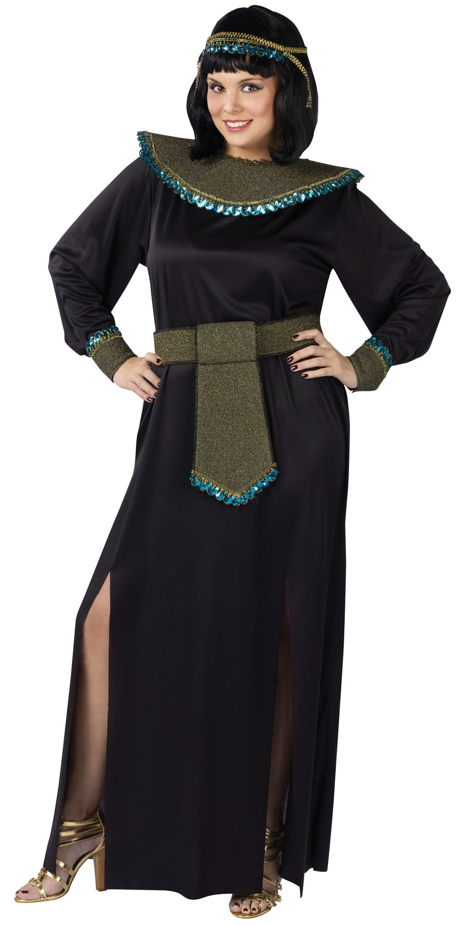 Women's Plus Size Midnight Cleopatra Costume Plus Size Halloween Costumes - Tophatter Daily Deals