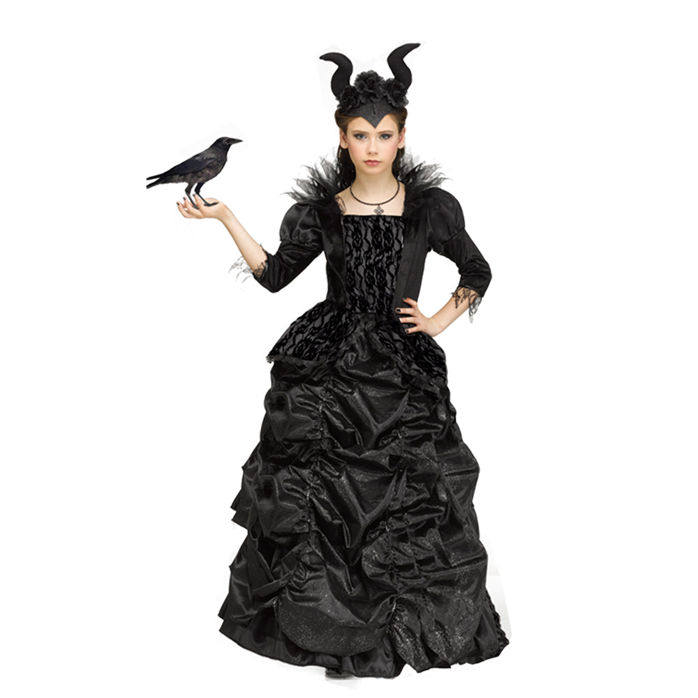 Girl's Wicked Queen Costume Girls Halloween Costumes - Tophatter Daily Deals