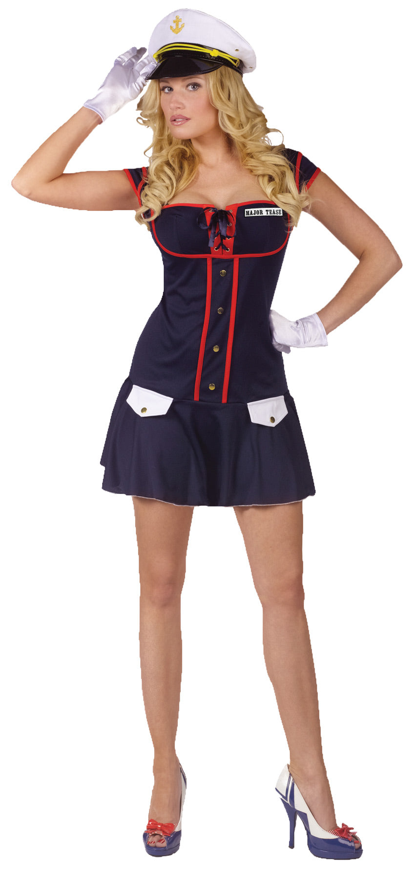 Women's Major Tease Costume Womens Halloween Costumes - Tophatter Daily Deals