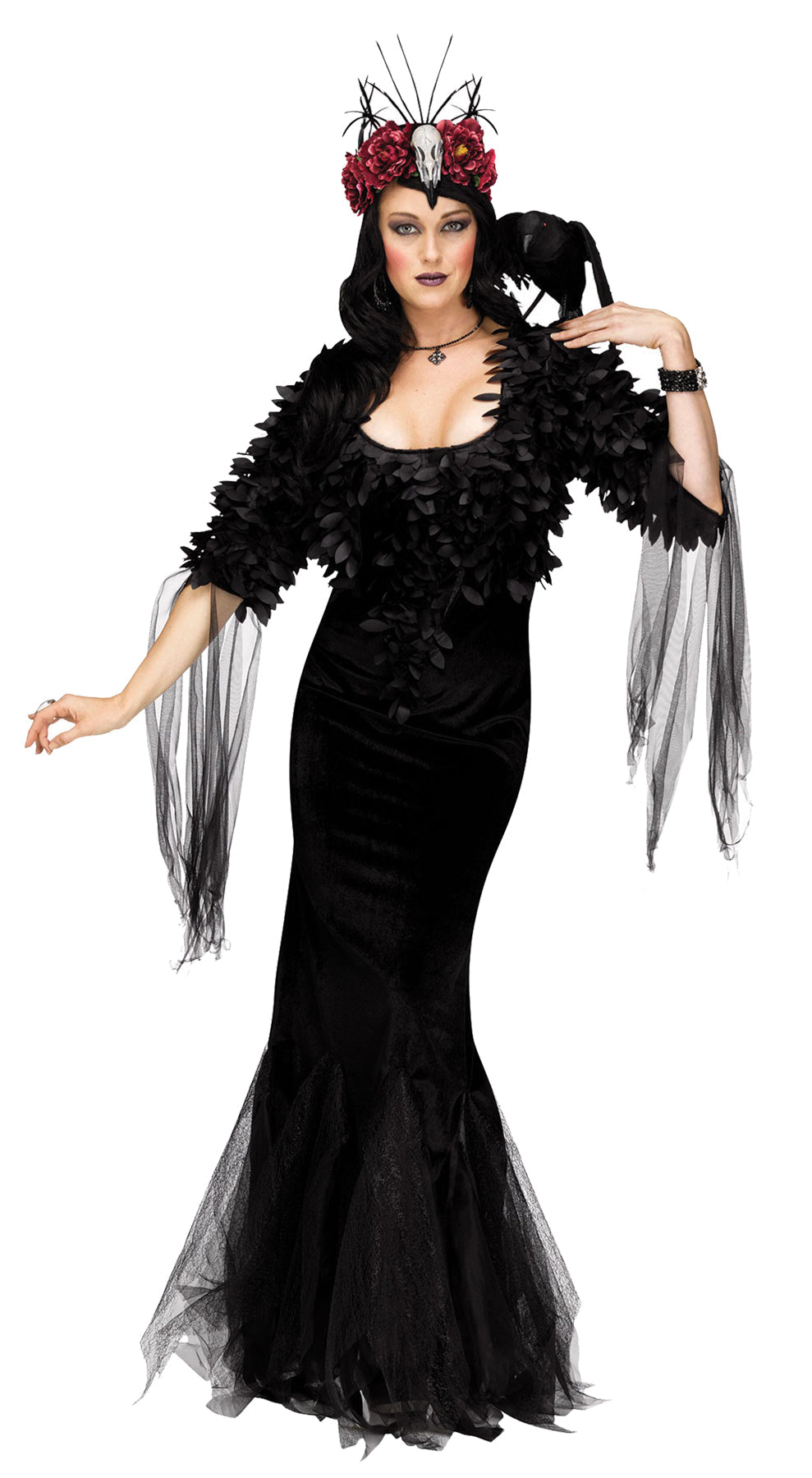 Women's Raven Mistress Costume Womens Halloween Costumes - Tophatter Daily Deals