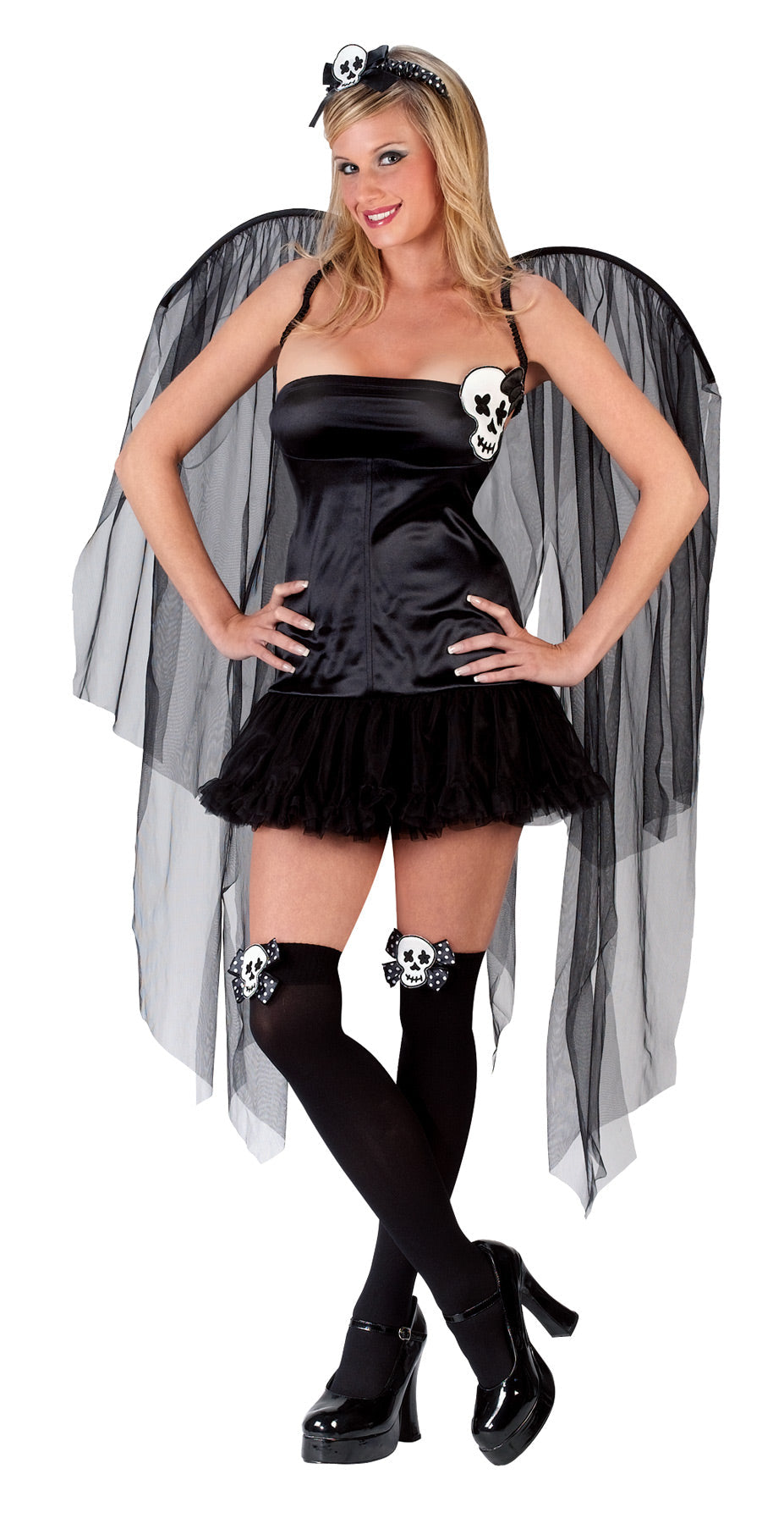 Women's Skull Fairy Costume Halloween Skeleton Decorations - Tophatter Daily Deals