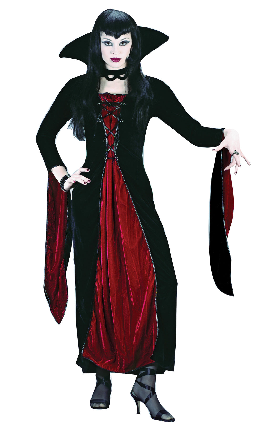 Women's Velour Vampress Costume Womens Halloween Costumes - Tophatter Daily Deals