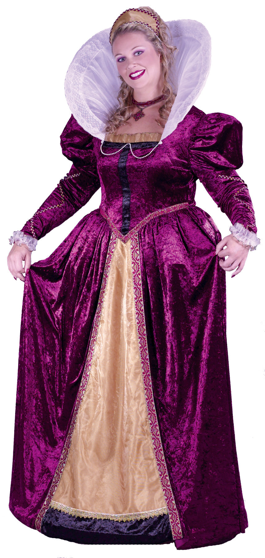 Women's Plus Size Elizabethan Queen Costume Plus Size Halloween Costumes - Tophatter Daily Deals